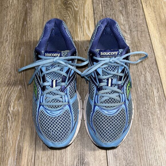 Saucony Cohesion 8 Womens US Size 9.5 Athletic Running Sneaker Shoes Blue Green - Picture 5 of 12